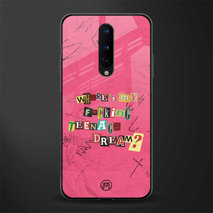 teenage dream glass case for oneplus 8 image