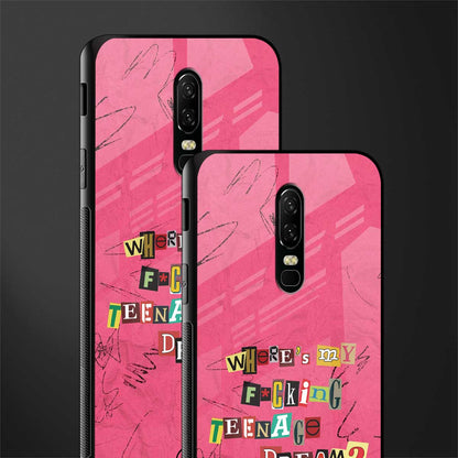 teenage dream glass case for oneplus 6 image-2