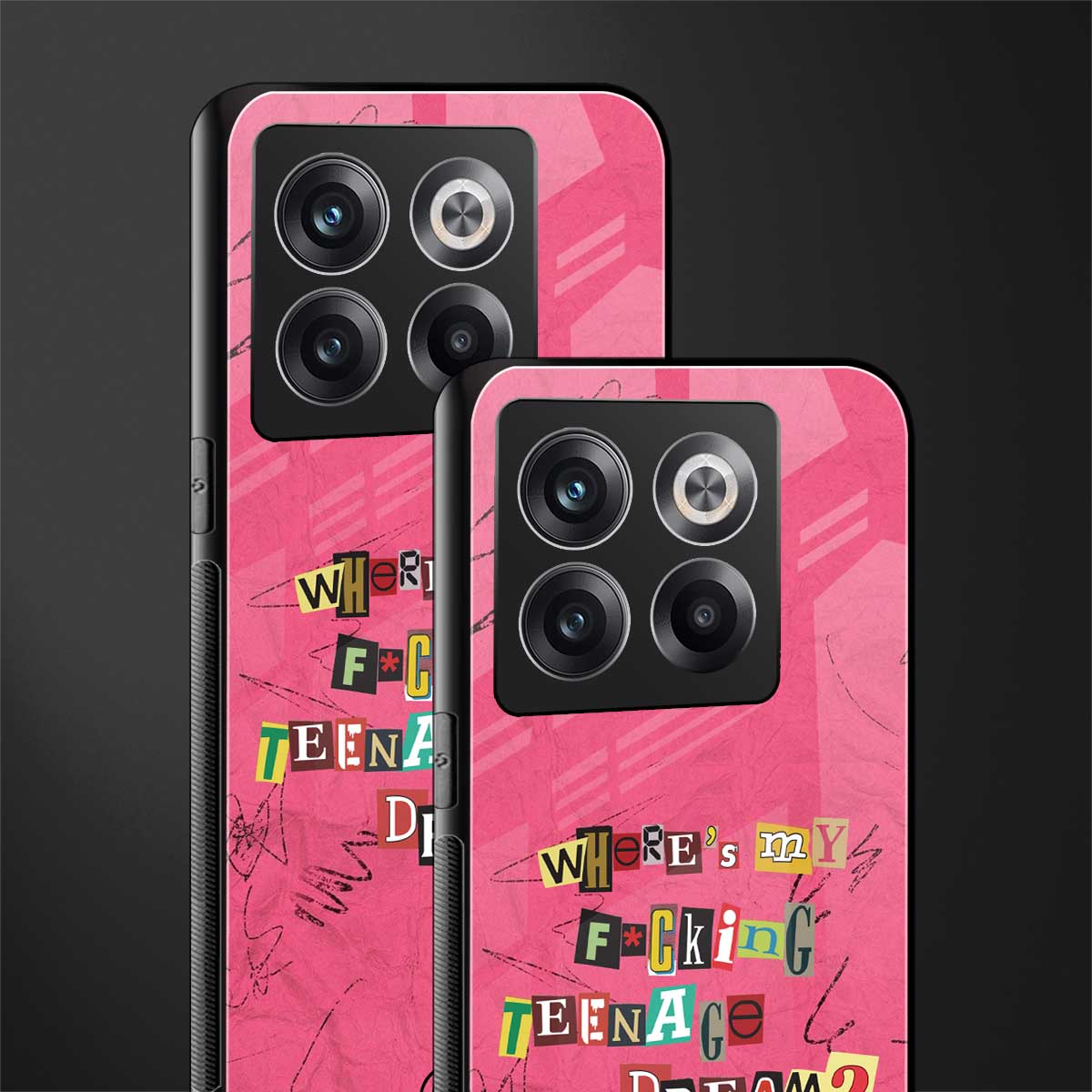 teenage dream back phone cover | glass case for oneplus 10t