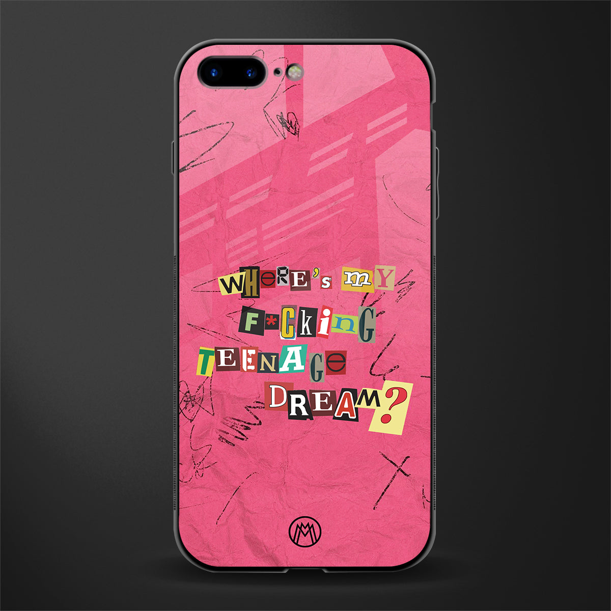 teenage dream glass case for iphone 8 plus image