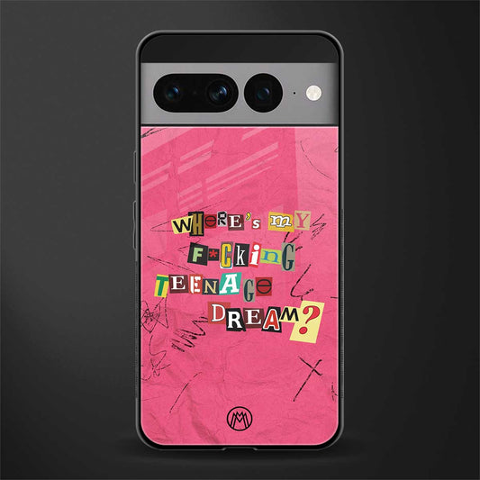 teenage dream back phone cover | glass case for google pixel 7 pro