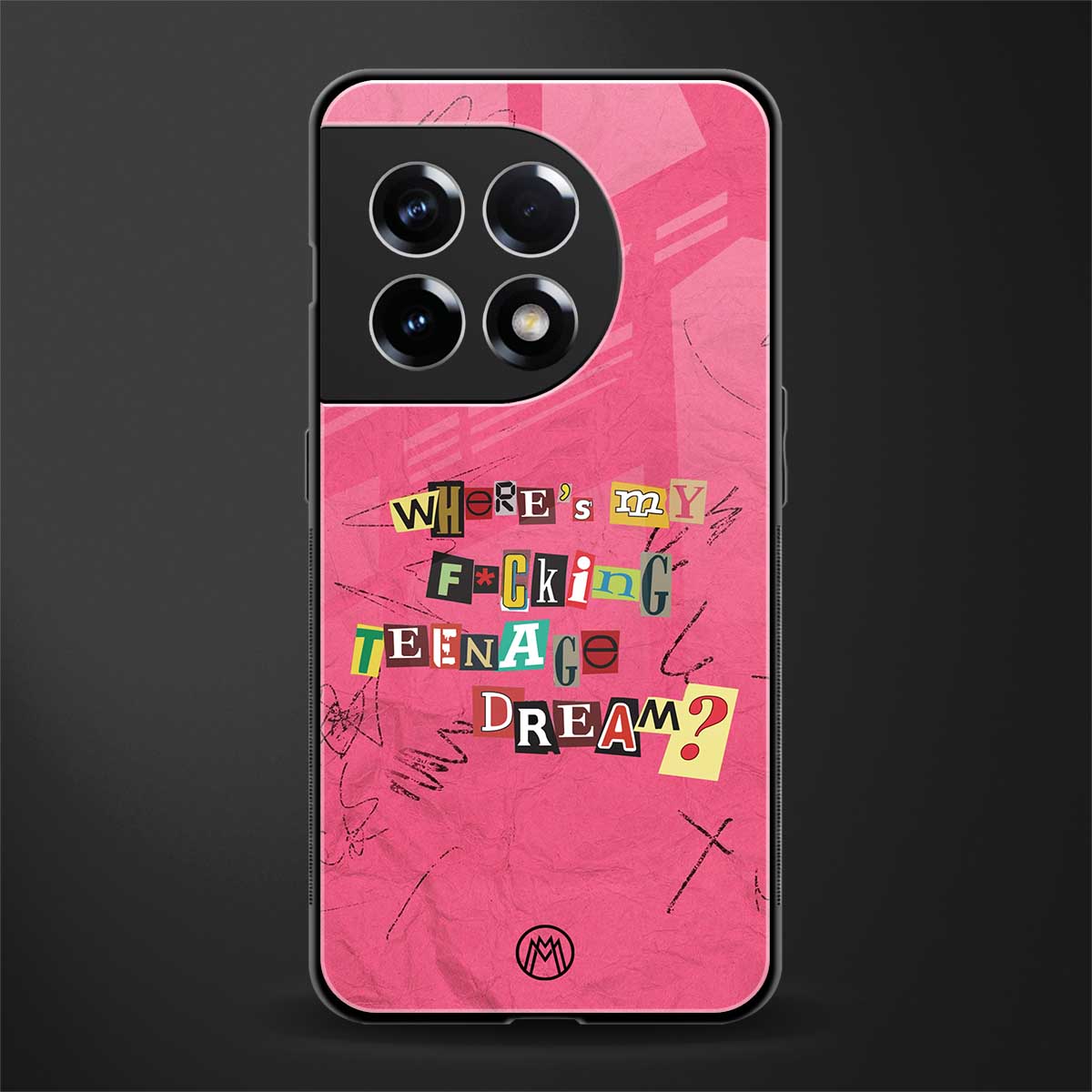 teenage dream back phone cover | glass case for oneplus 11r