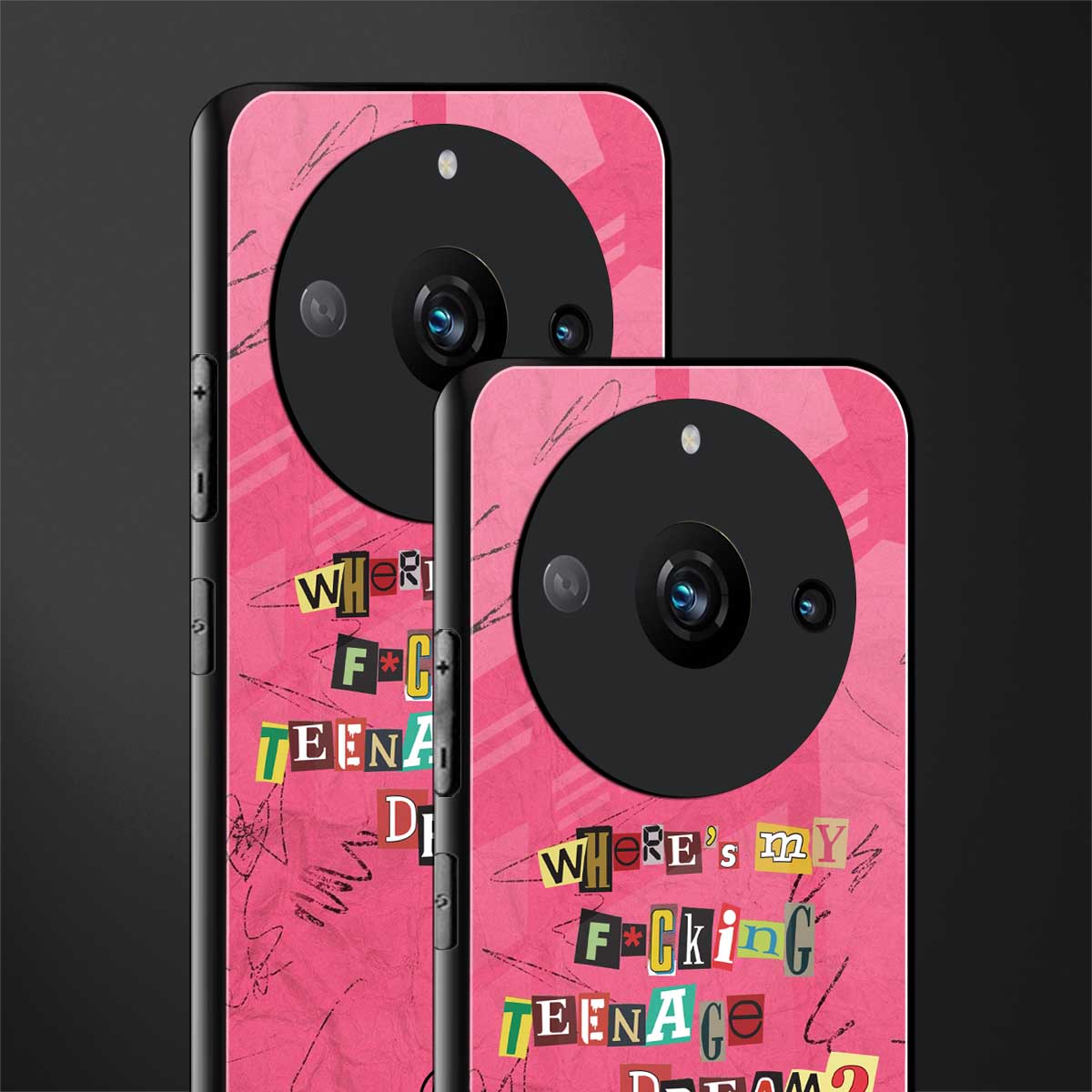 teenage dream back phone cover | glass case for realme 11 pro 5g