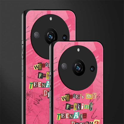 teenage dream back phone cover | glass case for realme 11 pro 5g