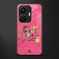 teenage dream back phone cover | glass case for vivo t1 44w 4g