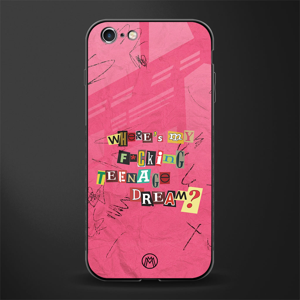 teenage dream glass case for iphone 6s