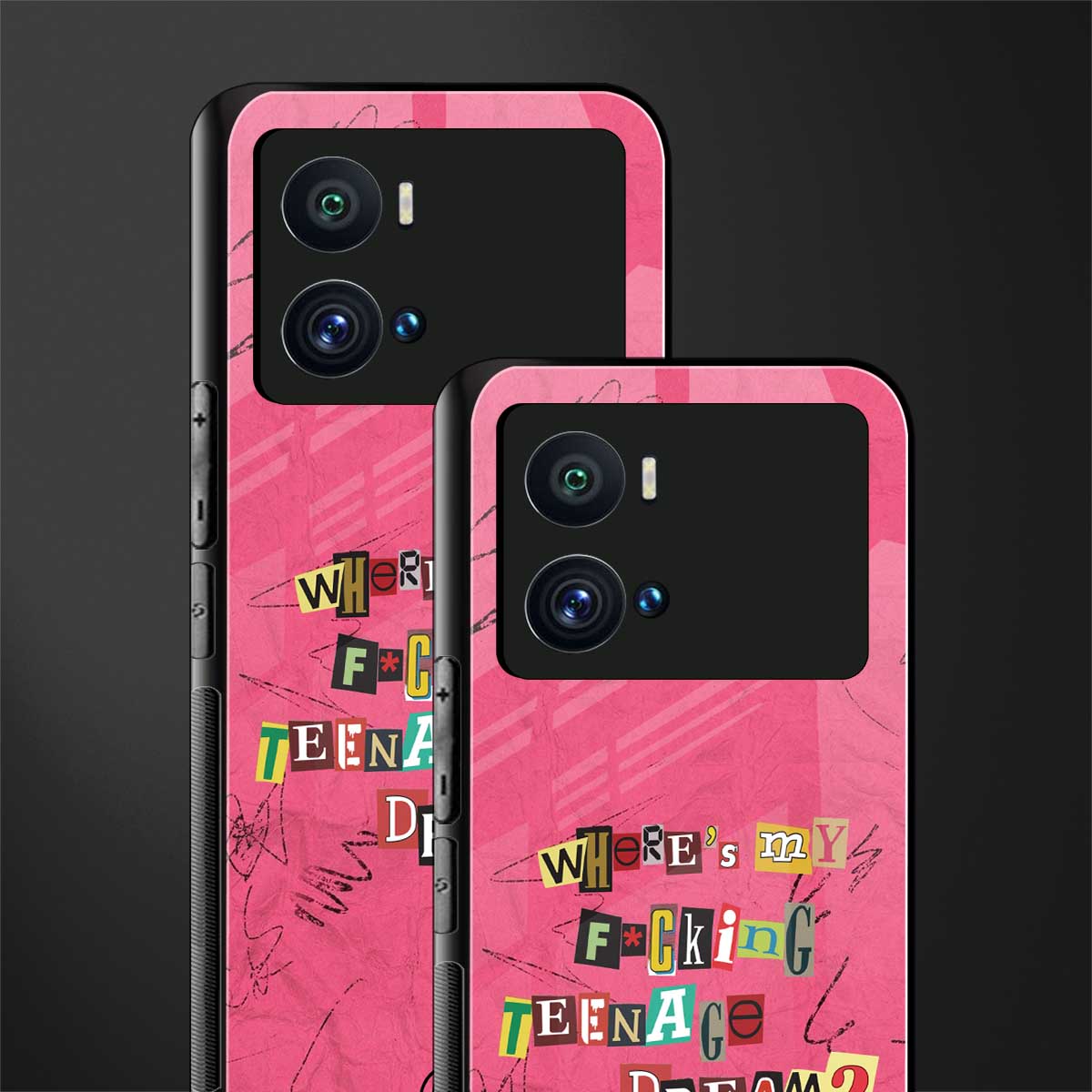 teenage dream back phone cover | glass case for iQOO 9 Pro