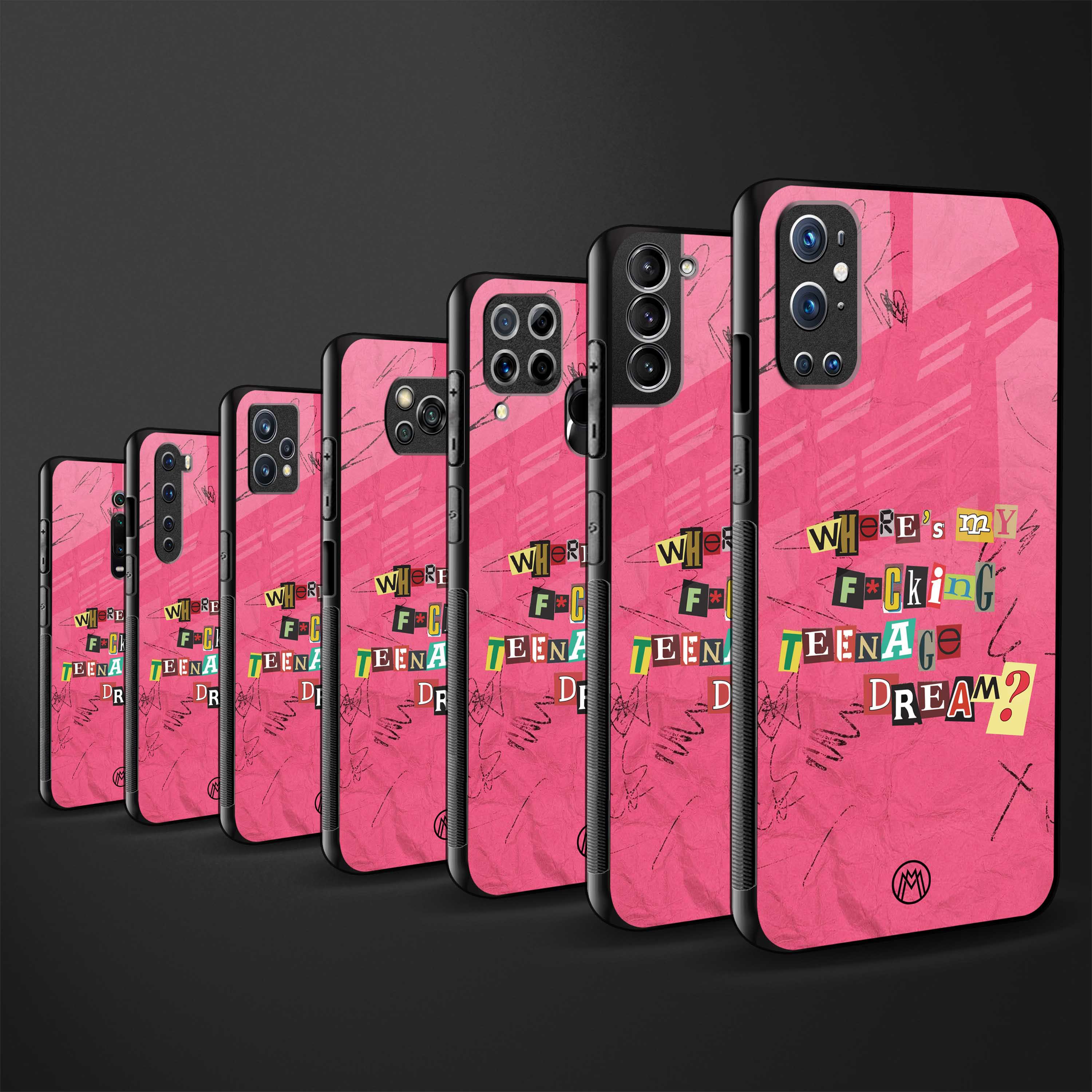 teenage dream glass case for realme 7 image-3