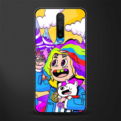 tekashi 6ix9ine glass case for poco x2 image