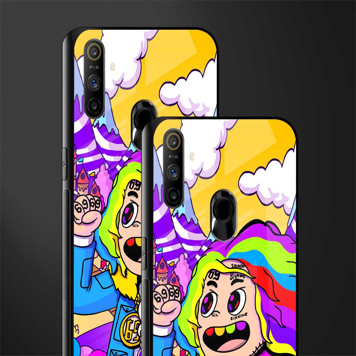 tekashi 6ix9ine glass case for realme narzo 10a image-2