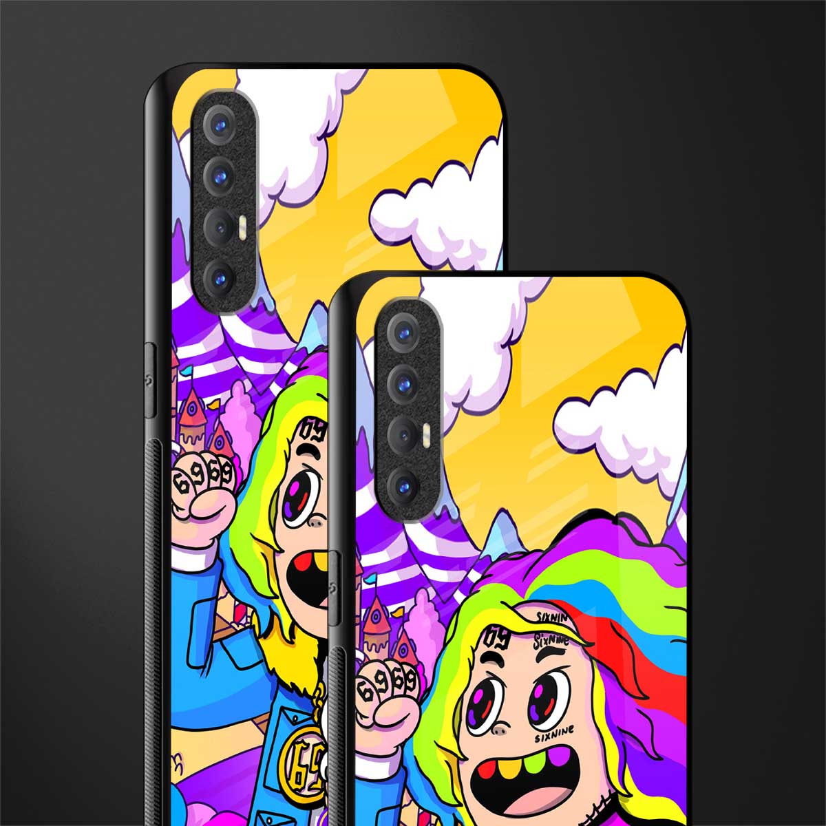 tekashi 6ix9ine glass case for oppo reno 3 pro image-2