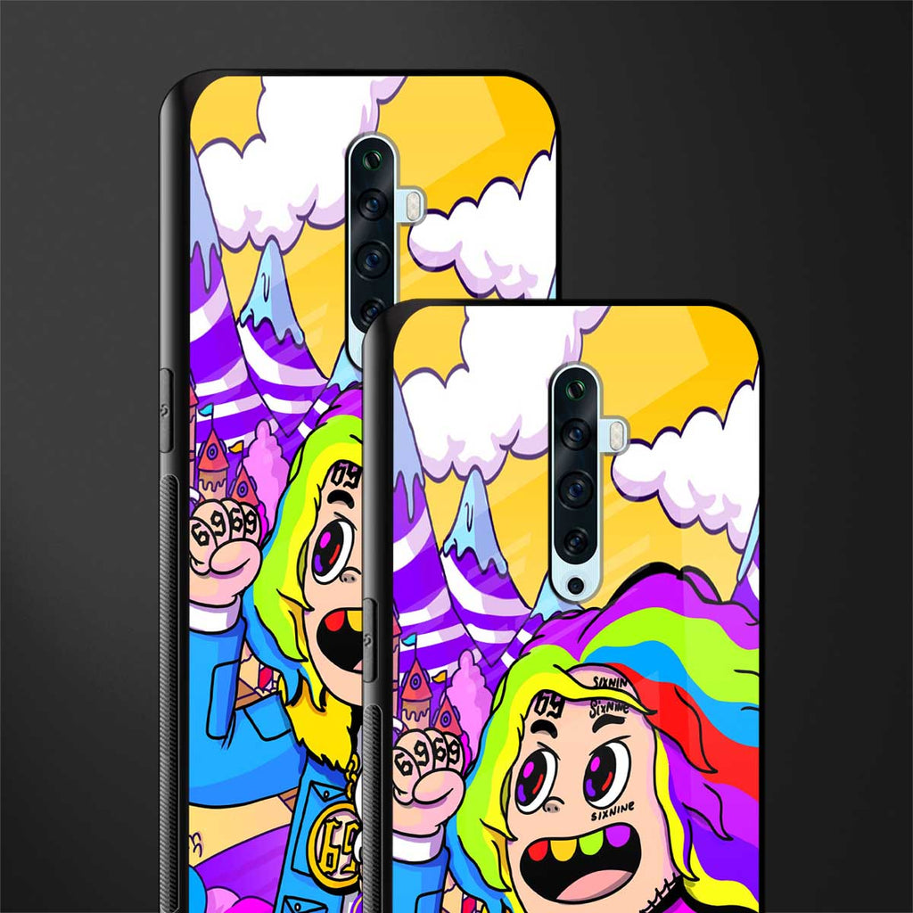 tekashi 6ix9ine glass case for oppo reno 2z image-2