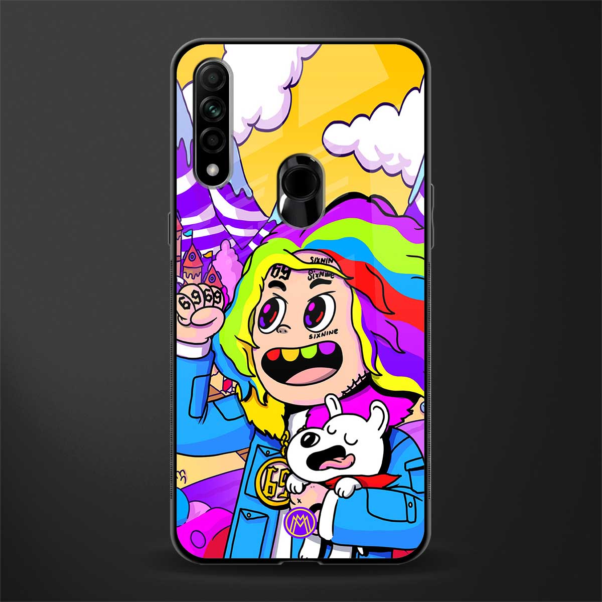 tekashi 6ix9ine glass case for oppo a31 image