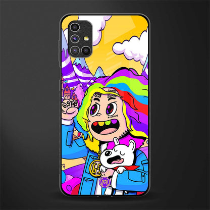 tekashi 6ix9ine glass case for samsung galaxy m51 image