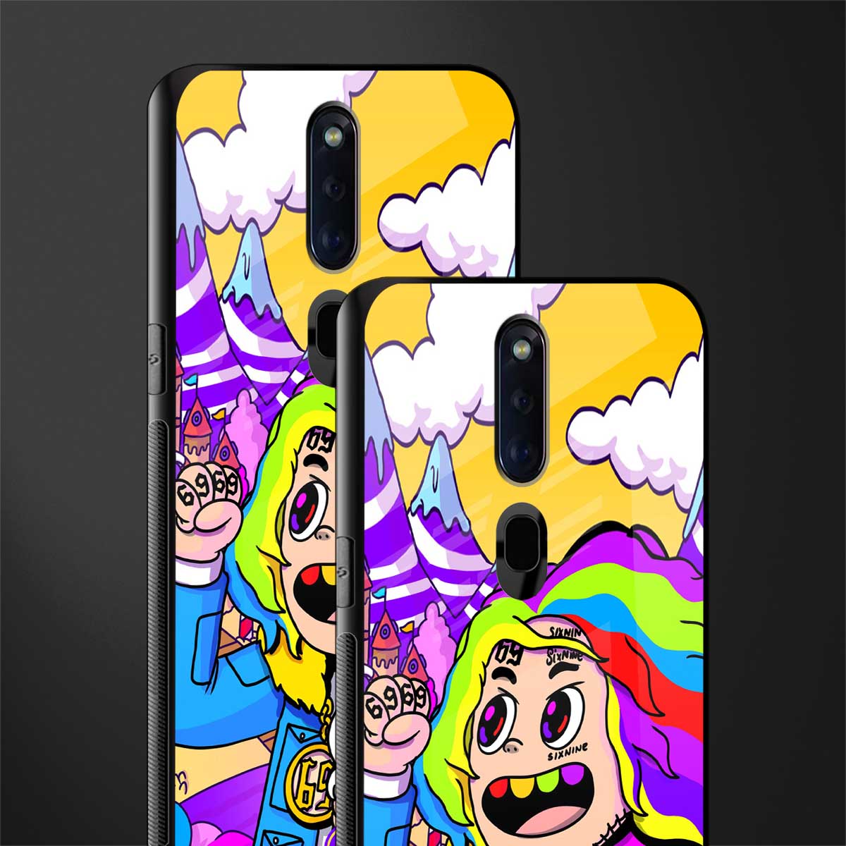 tekashi 6ix9ine glass case for oppo f11 pro image-2
