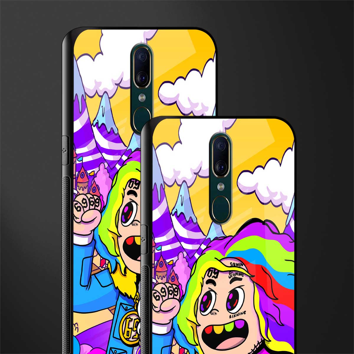 tekashi 6ix9ine glass case for oppo f11 image-2