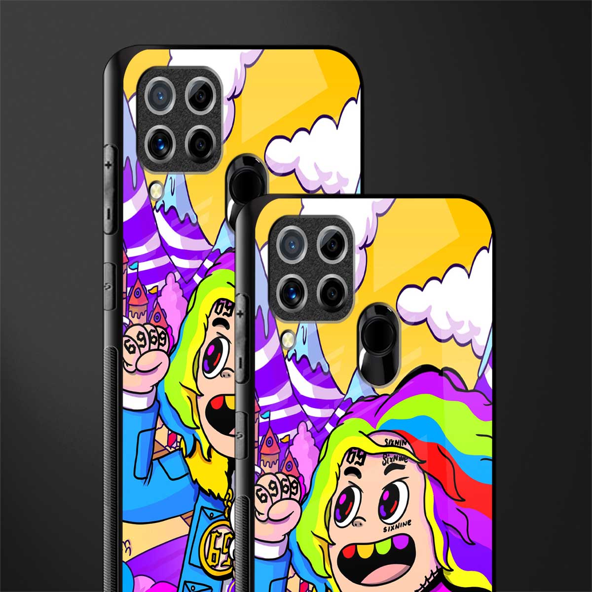 tekashi 6ix9ine glass case for realme c15 image-2