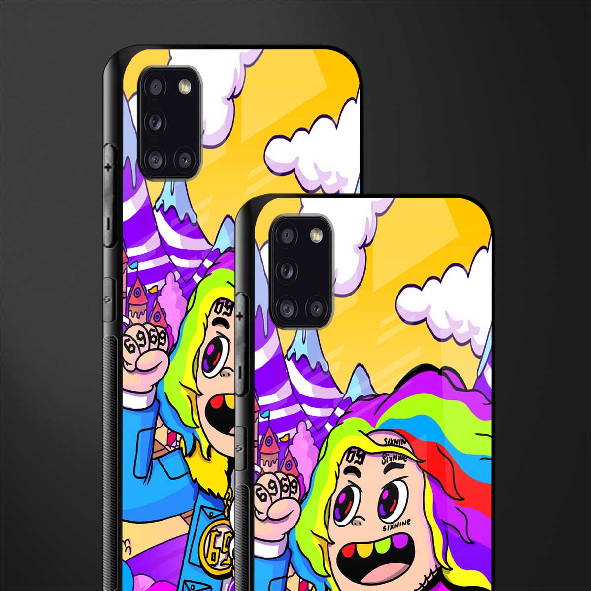 tekashi 6ix9ine glass case for samsung galaxy a31 image-2