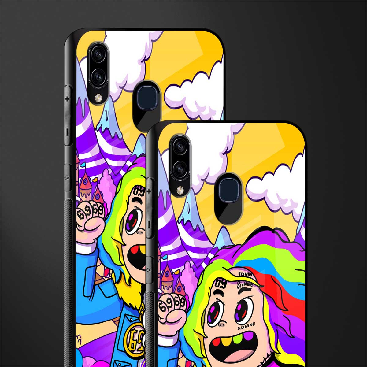 tekashi 6ix9ine glass case for samsung galaxy m10s image-2