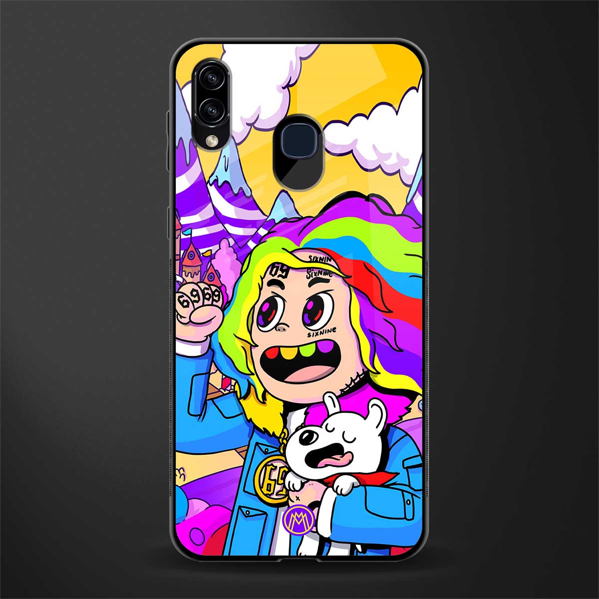 tekashi 6ix9ine glass case for samsung galaxy a20 image