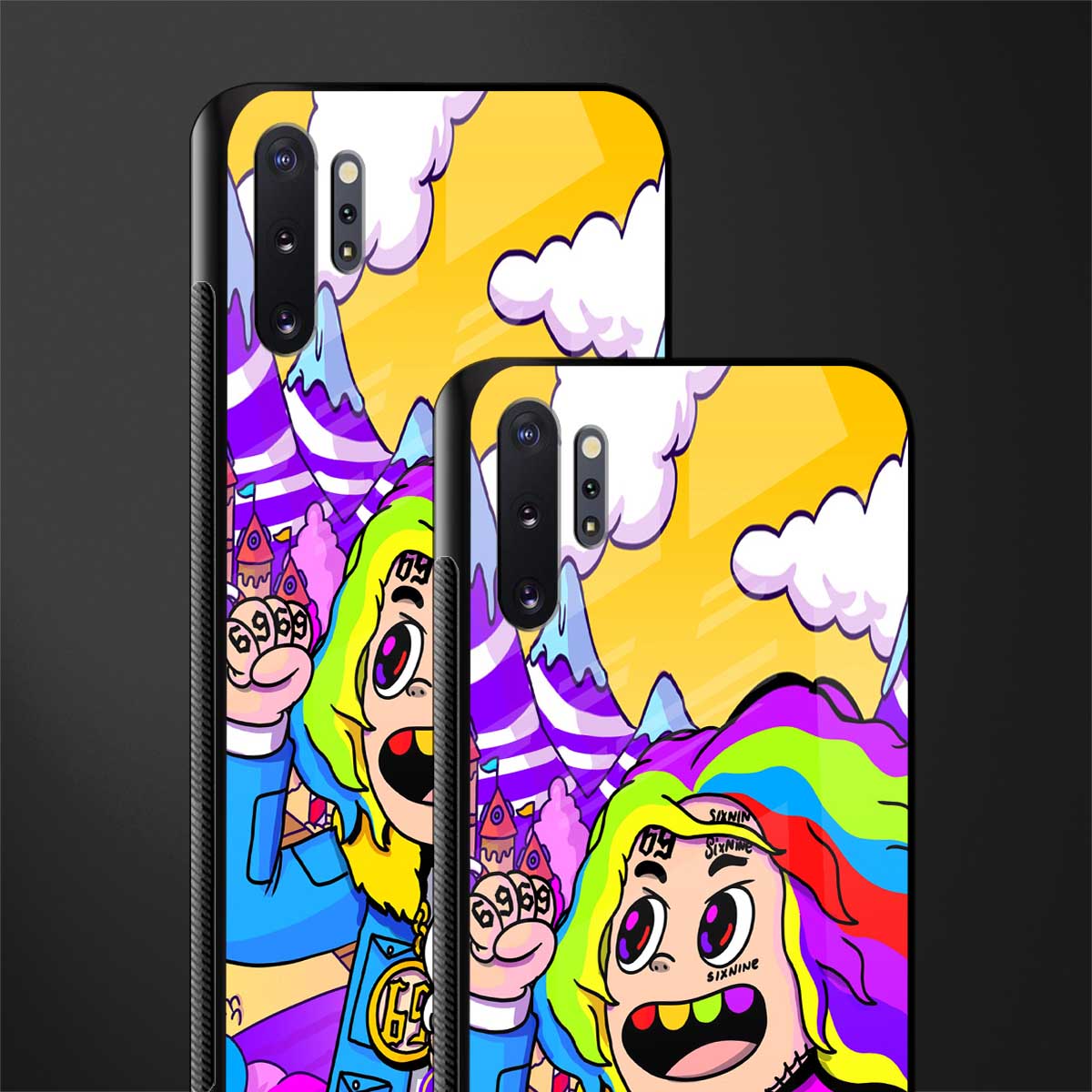 tekashi 6ix9ine glass case for samsung galaxy note 10 plus image-2