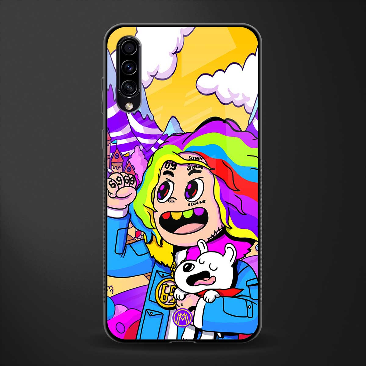 tekashi 6ix9ine glass case for samsung galaxy a70 image