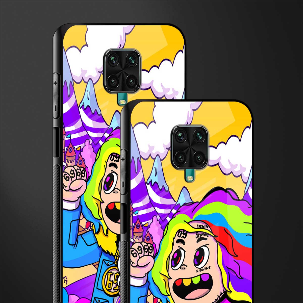 tekashi 6ix9ine glass case for poco m2 pro image-2