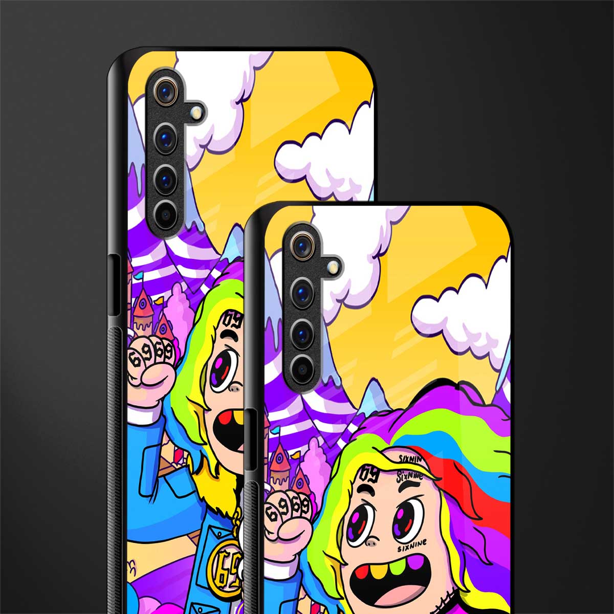 tekashi 6ix9ine glass case for realme 6i image-2
