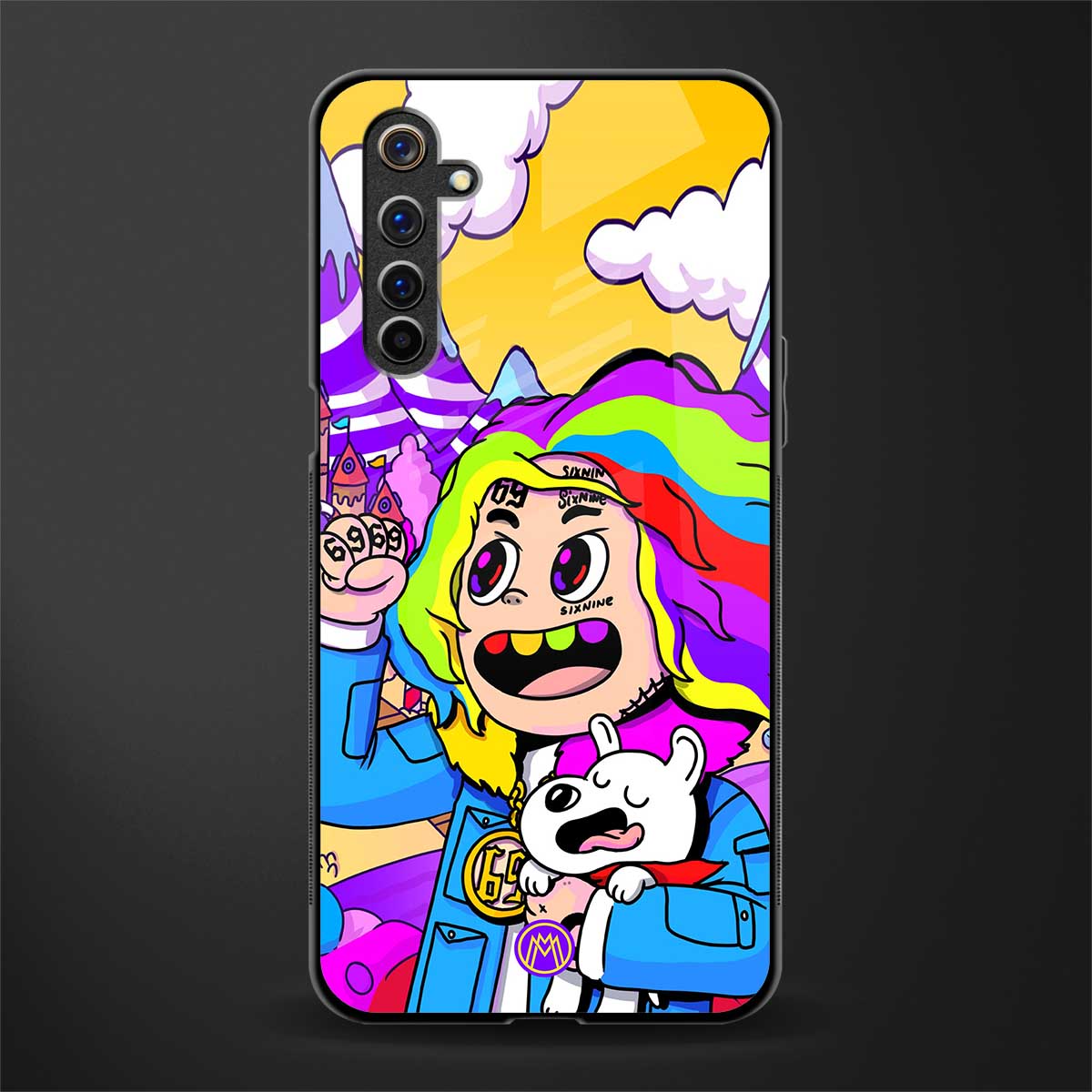 tekashi 6ix9ine glass case for realme 6 pro image