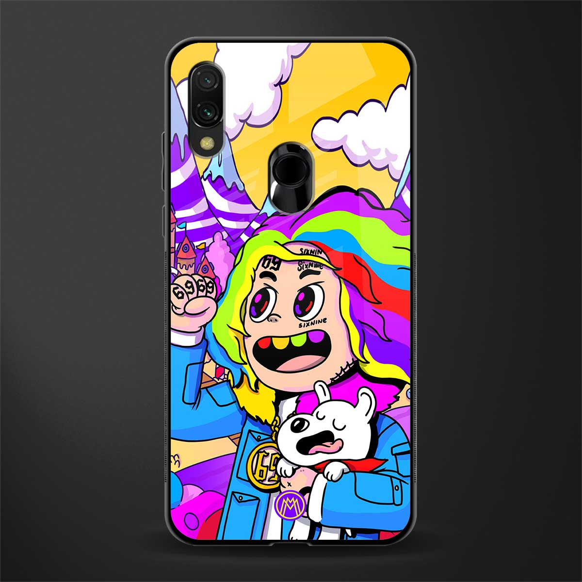 tekashi 6ix9ine glass case for redmi note 7s image