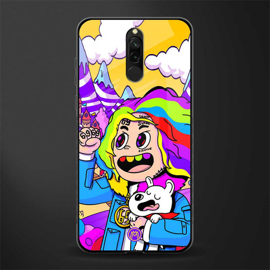 tekashi 6ix9ine glass case for redmi 8 image