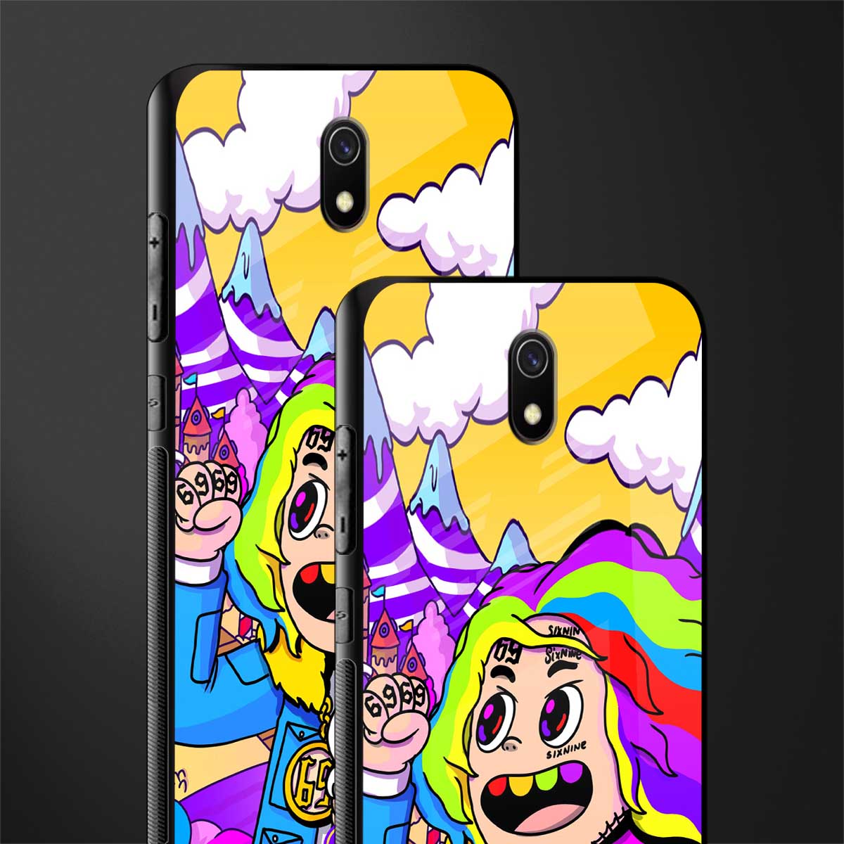 tekashi 6ix9ine glass case for redmi 8a image-2