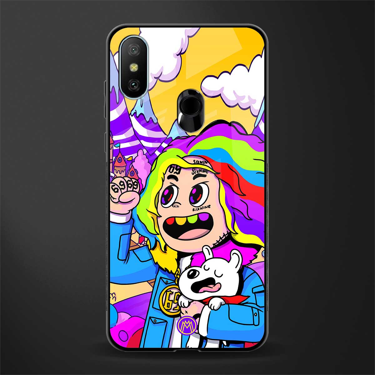 tekashi 6ix9ine glass case for redmi 6 pro image