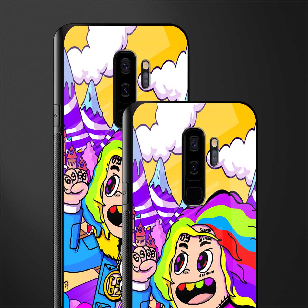 tekashi 6ix9ine glass case for samsung galaxy s9 plus image-2