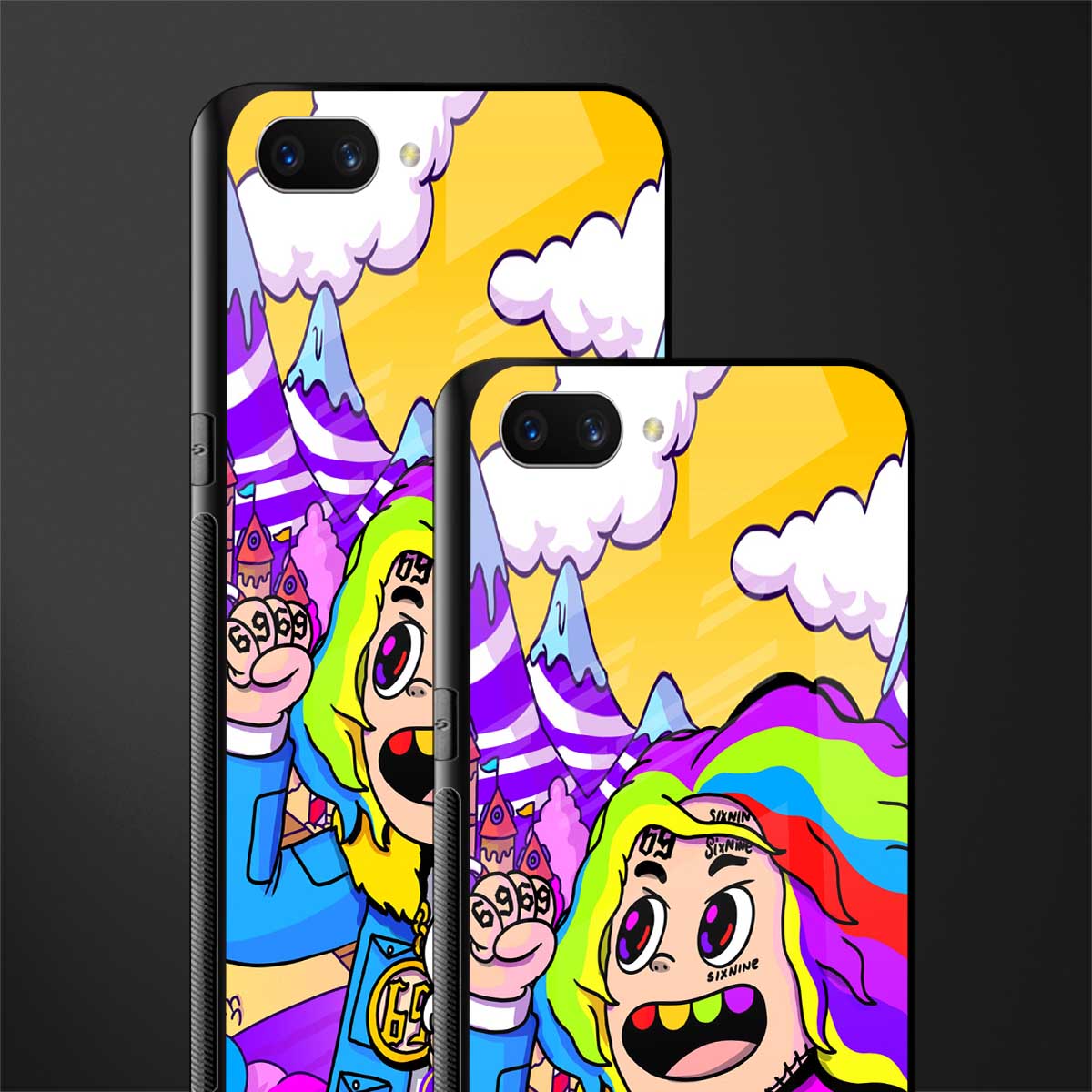 tekashi 6ix9ine glass case for oppo a3s image-2