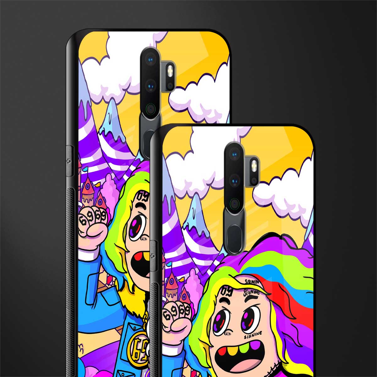 tekashi 6ix9ine glass case for oppo a5 2020 image-2
