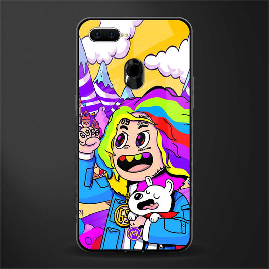 tekashi 6ix9ine glass case for oppo a7 image