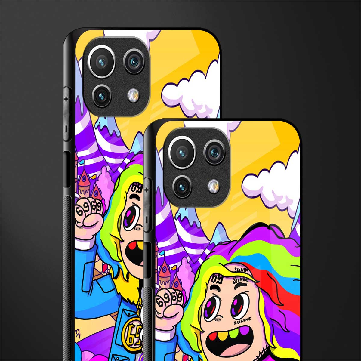 tekashi 6ix9ine glass case for mi 11 lite image-2