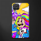 tekashi 6ix9ine back phone cover | glass case for samsung galaxy a22 4g