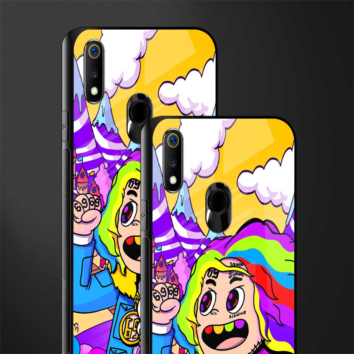 tekashi 6ix9ine glass case for realme 3 pro image-2