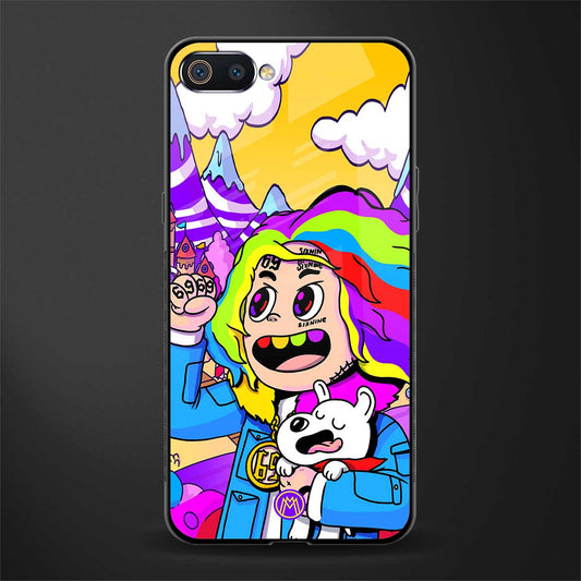 tekashi 6ix9ine glass case for realme c2 image