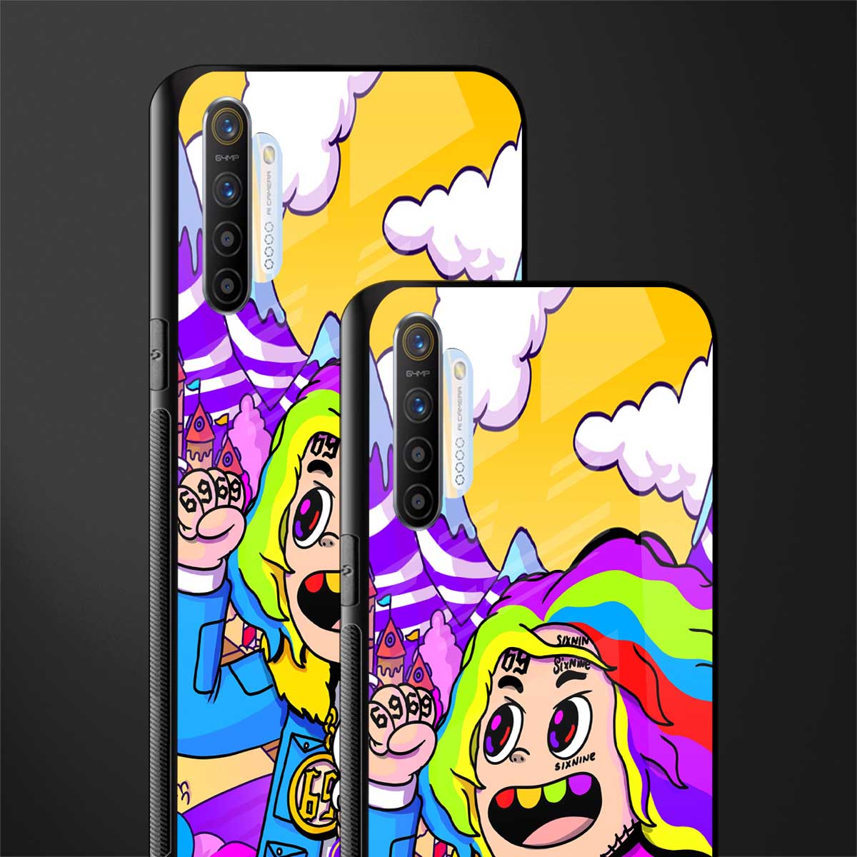 tekashi 6ix9ine glass case for realme x2 image-2