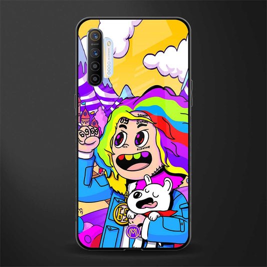 tekashi 6ix9ine glass case for realme x2 image