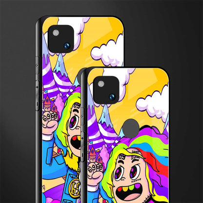 tekashi 6ix9ine back phone cover | glass case for google pixel 4a 4g