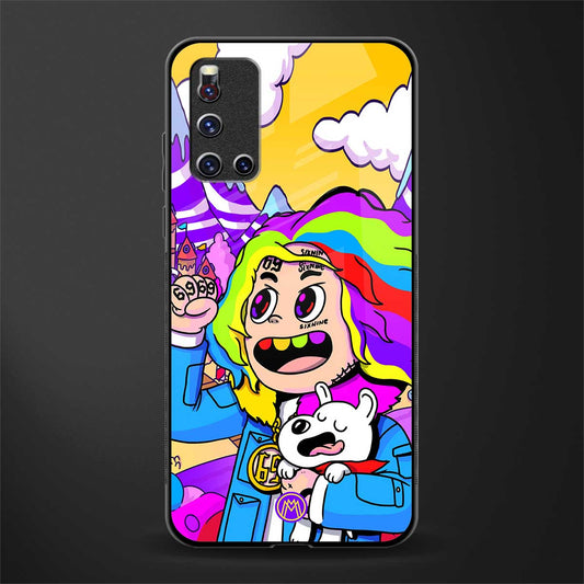 tekashi 6ix9ine glass case for vivo v19 image