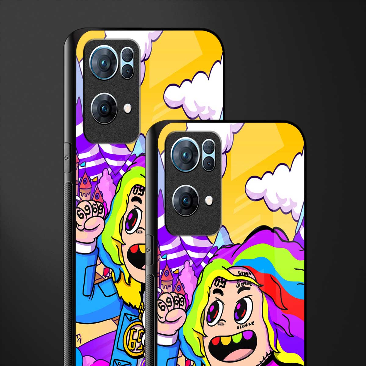 tekashi 6ix9ine glass case for oppo reno7 pro 5g image-2