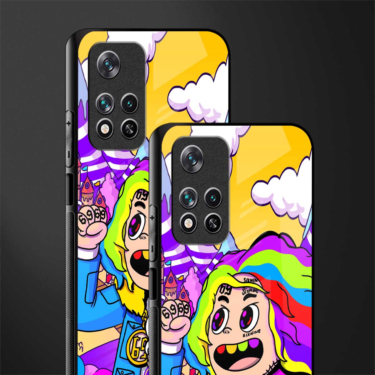 tekashi 6ix9ine glass case for xiaomi 11i 5g image-2