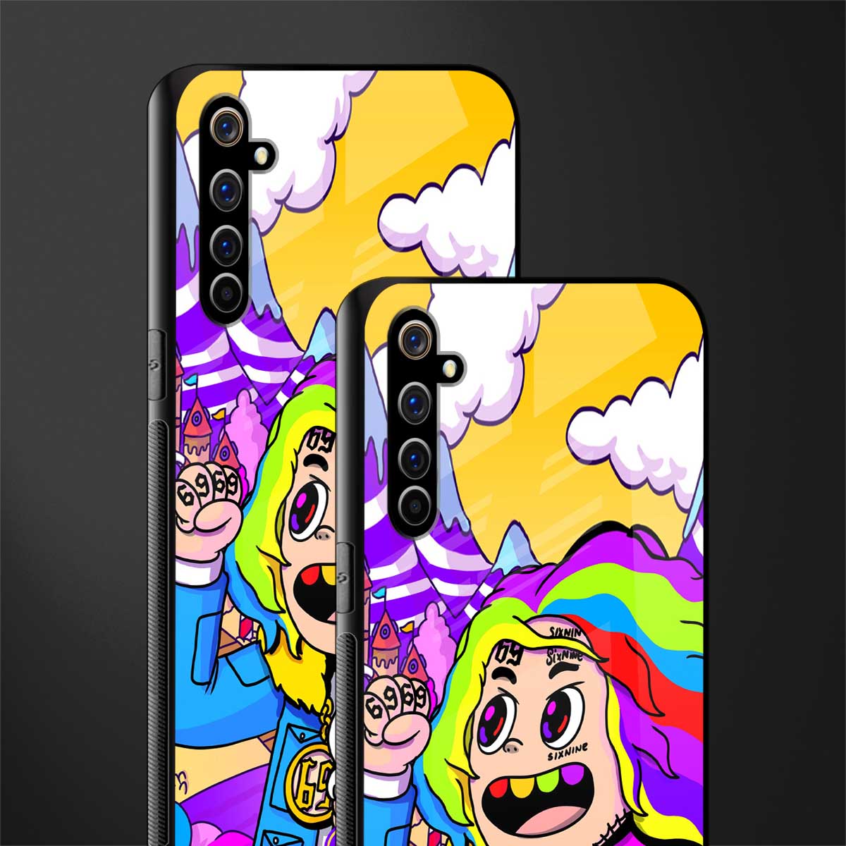 tekashi 6ix9ine glass case for realme x50 pro image-2