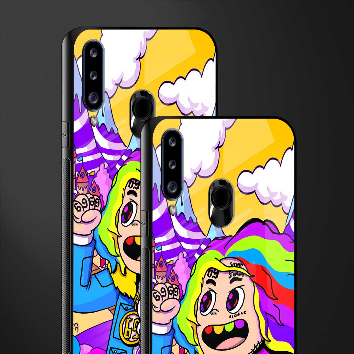 tekashi 6ix9ine glass case for samsung galaxy a20s image-2