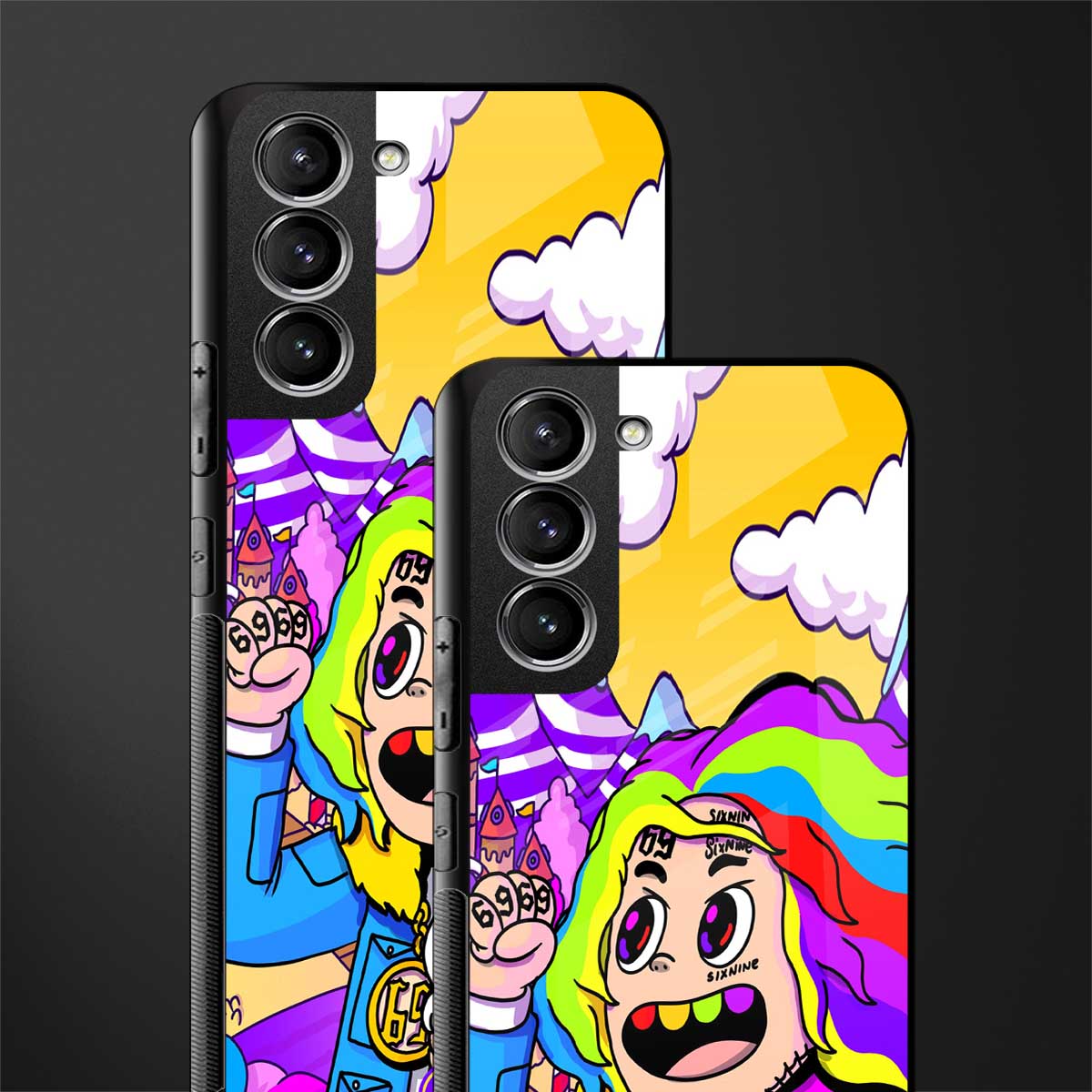 tekashi 6ix9ine glass case for samsung galaxy s21 image-2